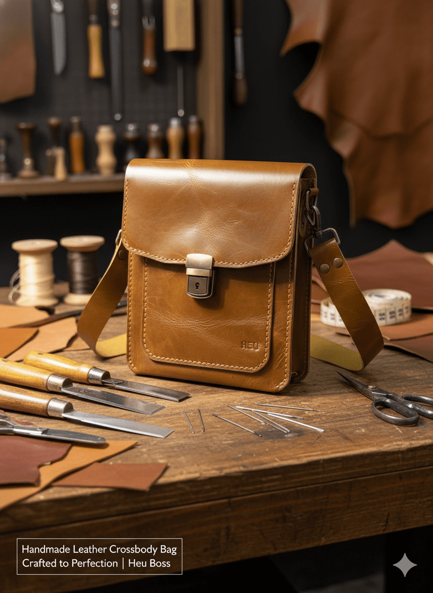 Classic Cross Body Bag (Yellow Pullup)