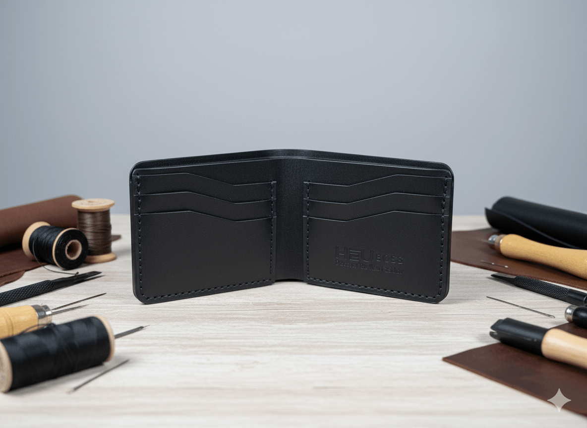 Premium Bifold Wallet (Black)